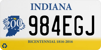 IN license plate 984EGJ