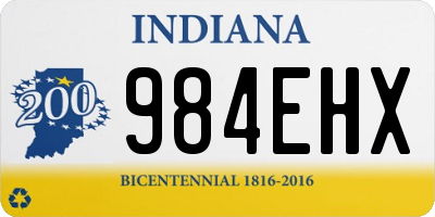 IN license plate 984EHX