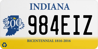 IN license plate 984EIZ