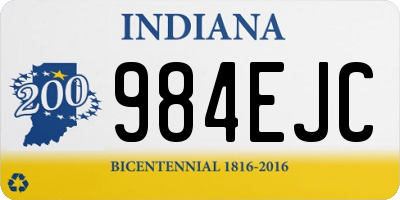 IN license plate 984EJC