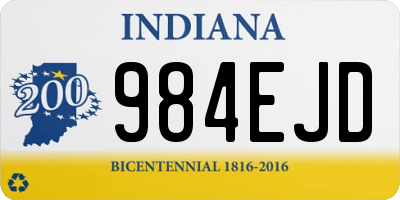 IN license plate 984EJD