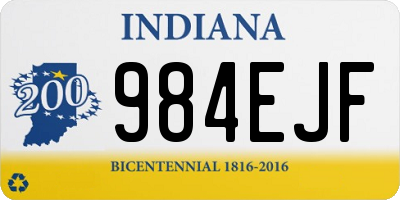 IN license plate 984EJF