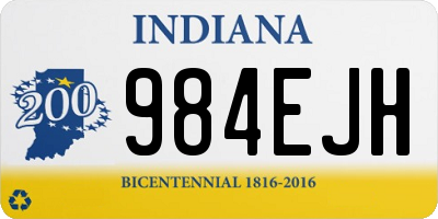 IN license plate 984EJH