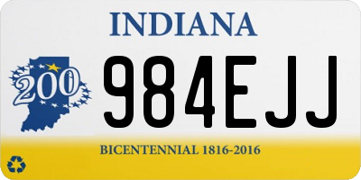 IN license plate 984EJJ