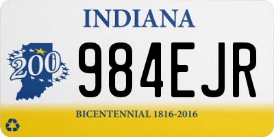 IN license plate 984EJR