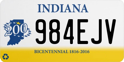 IN license plate 984EJV