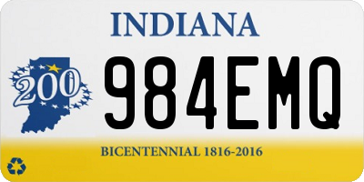 IN license plate 984EMQ