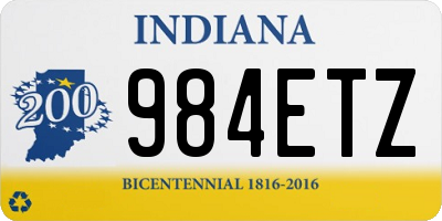 IN license plate 984ETZ