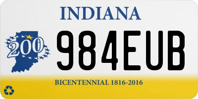 IN license plate 984EUB