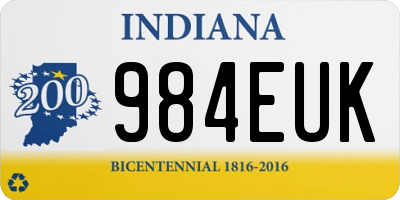 IN license plate 984EUK