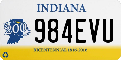 IN license plate 984EVU