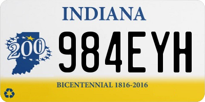 IN license plate 984EYH