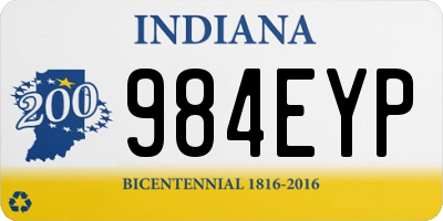 IN license plate 984EYP