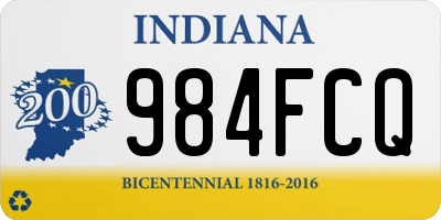 IN license plate 984FCQ