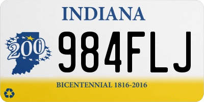 IN license plate 984FLJ