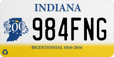 IN license plate 984FNG