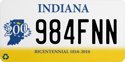 IN license plate 984FNN