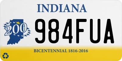 IN license plate 984FUA