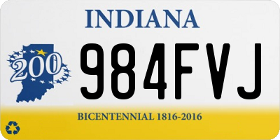 IN license plate 984FVJ