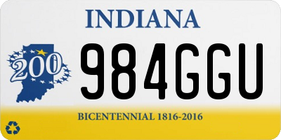 IN license plate 984GGU