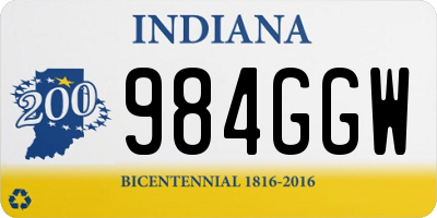 IN license plate 984GGW