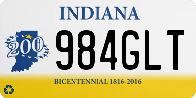 IN license plate 984GLT