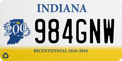 IN license plate 984GNW