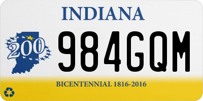 IN license plate 984GQM