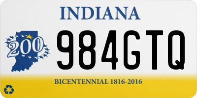 IN license plate 984GTQ