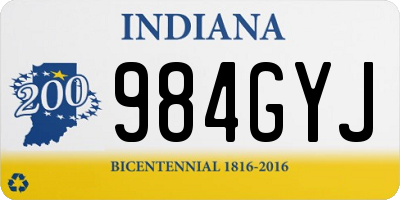 IN license plate 984GYJ