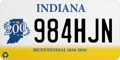 IN license plate 984HJN