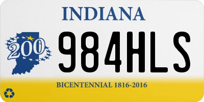 IN license plate 984HLS