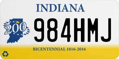 IN license plate 984HMJ