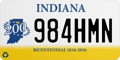 IN license plate 984HMN