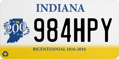 IN license plate 984HPY