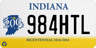 IN license plate 984HTL