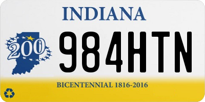 IN license plate 984HTN