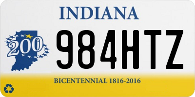 IN license plate 984HTZ