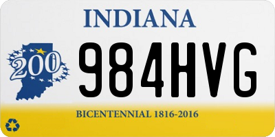 IN license plate 984HVG