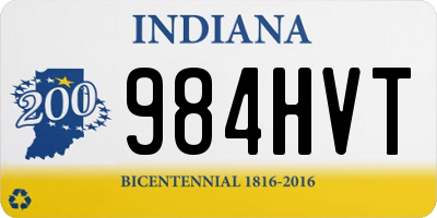 IN license plate 984HVT