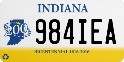 IN license plate 984IEA