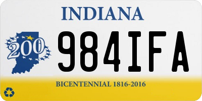 IN license plate 984IFA