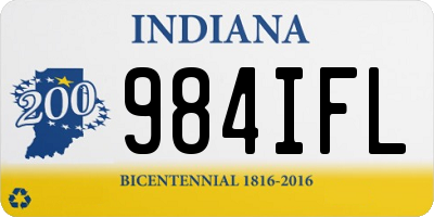 IN license plate 984IFL