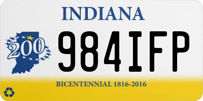 IN license plate 984IFP