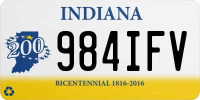 IN license plate 984IFV