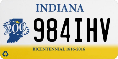 IN license plate 984IHV