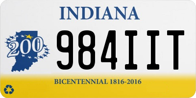 IN license plate 984IIT