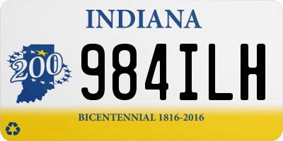 IN license plate 984ILH