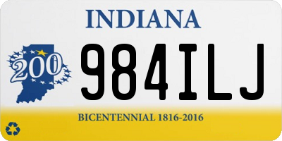 IN license plate 984ILJ