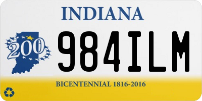 IN license plate 984ILM